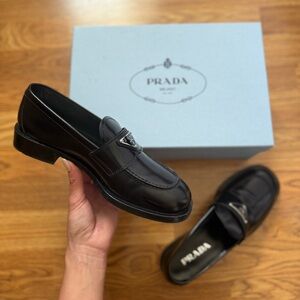 Prada Woman’s Elegant Black Loafers